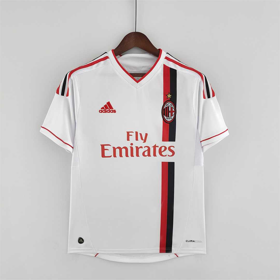 AAA Quality AC Milan 11/12 Away White Soccer Jersey